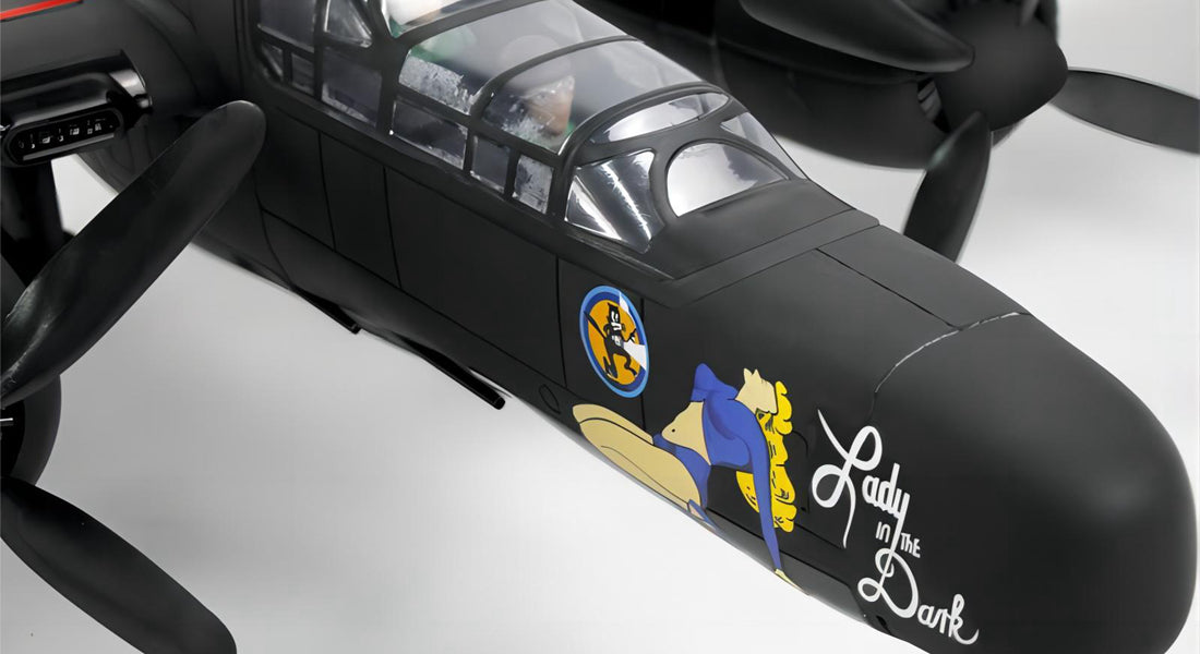 Dynam 1.5m P-61 Black Widow 4S Twin-Engine RC Warbird w/ Flaps