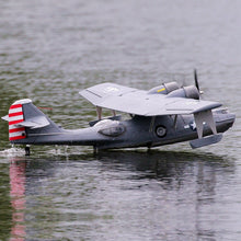 Dynam PBY Catalina V2 sivý dvojmotorový RC hydroplán s rozpätím krídel 1,5 m