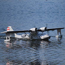 Dynam PBY Catalina V2 sivý dvojmotorový RC hydroplán s rozpätím krídel 1,5 m