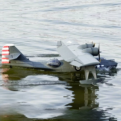 Dynam  PBY Catalina V2 Grey Twin Engine RC Float Plane 1.5m Wingspan