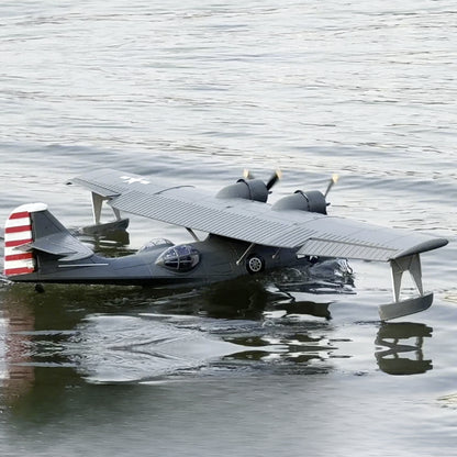 Dynam  PBY Catalina V2 Grey Twin Engine RC Float Plane 1.5m Wingspan