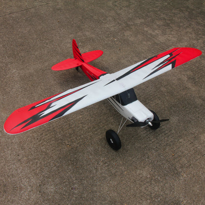 Dynam Primo RC Starter Trainer Rød STOL Bigfoot 4S 1,5m Vingefang med Flaps