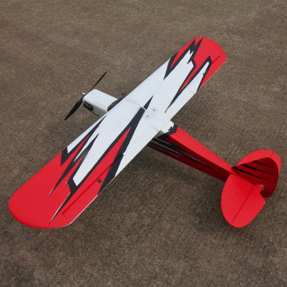 Dynam Primo RC Starter Trainer Rød STOL Bigfoot 4S 1,5m Vingefang med Flaps