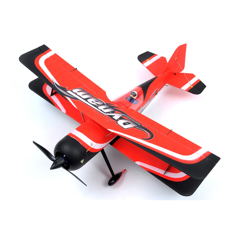 Dynam 1.2m Pitts Python Model 12 Red 4S RC 3D Aerobatic/Sport Biplane