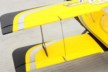 Dynam Pitts Python Model 12 Yellow 4S RC 3D Foam Aerobatic Sport Biplane