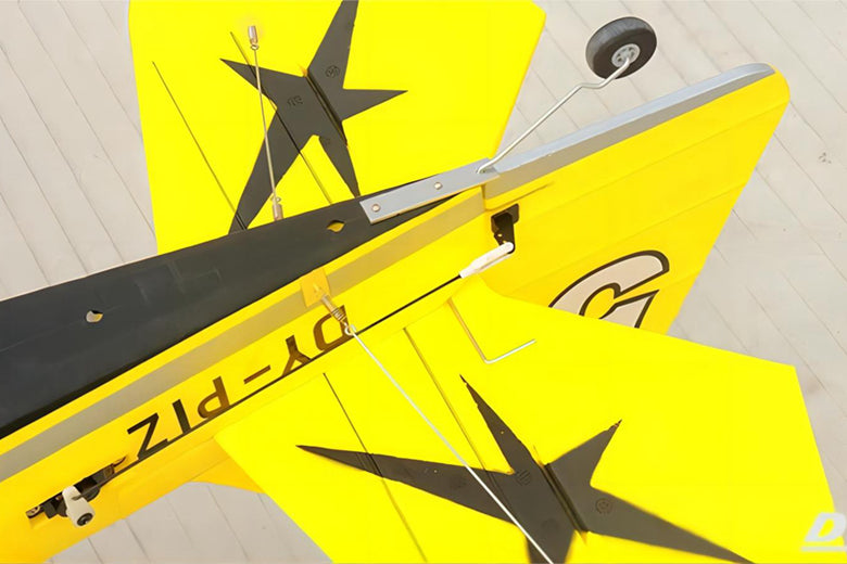 Dynam Pitts Python Model 12 Yellow 4S RC 3D Foam Aerobatic Sport Biplane