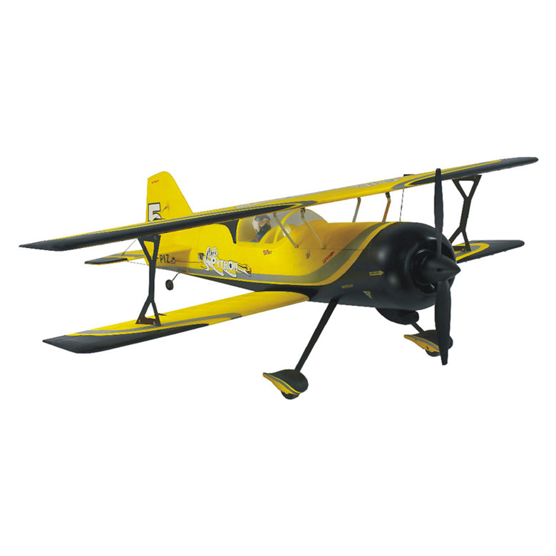 Dynam Pitts Python Model 12 Yellow 4S RC 3D Foam Aerobatic Sport Biplane