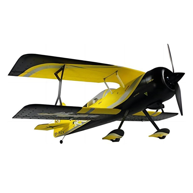 Dynam Pitts Python Model 12 Yellow 4S RC 3D Foam Aerobatic Sport Biplane