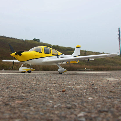 Dynam Cirrus SR22 V3 Trainer 3S/4S Yellow RC Scale Aircraft 1.4m Wingspan