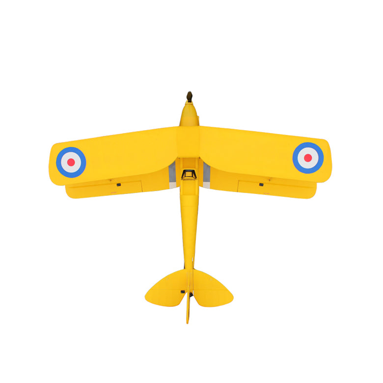 Dynam Tiger Moth DH. 82 V2 Yellow 4S RC Biplane 1.3m Wingspan