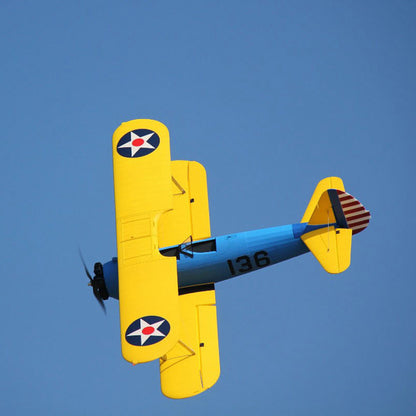 Dynam 1.3m Stearman PT-17 Blue 4S RC Biplane