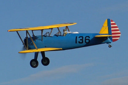 Dynam 1.3m Stearman PT-17 Blue 4S RC Biplane