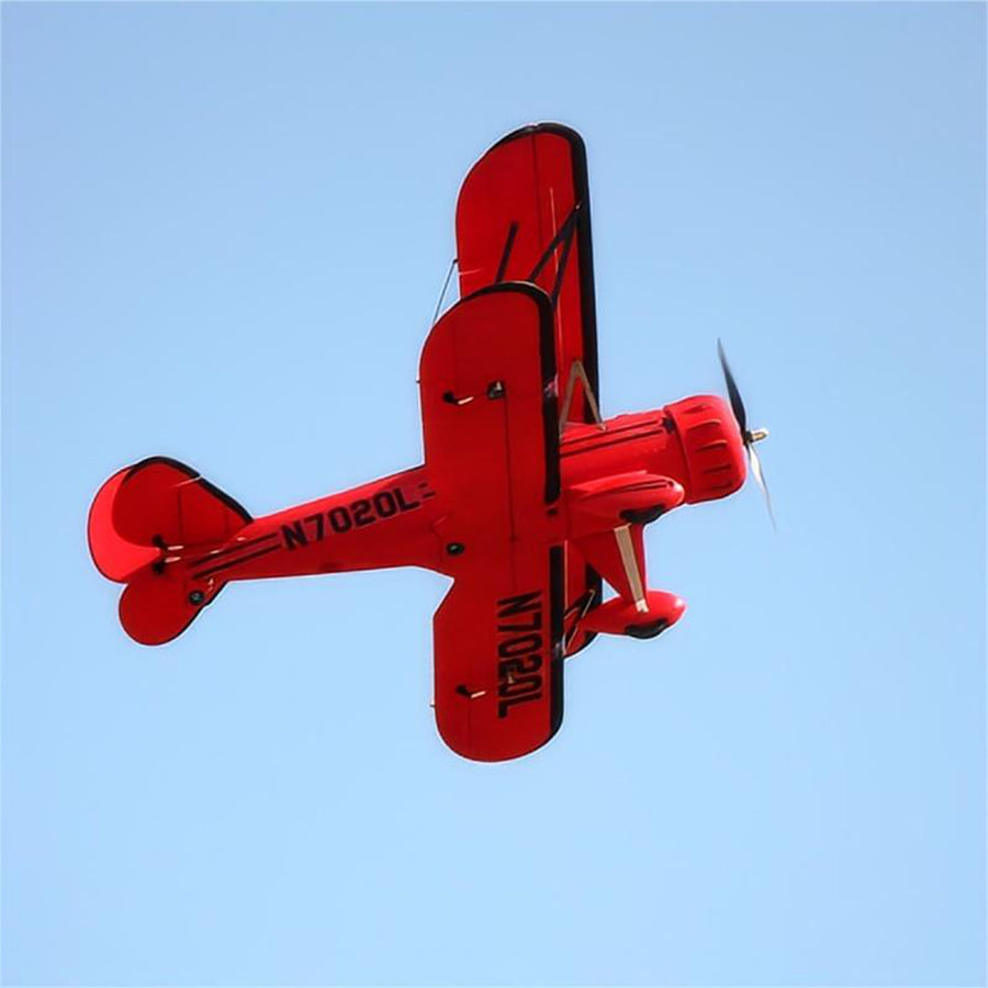 Dynam Red 1.3m Waco YMF-5D V2 4S RC Biplane Wingspan