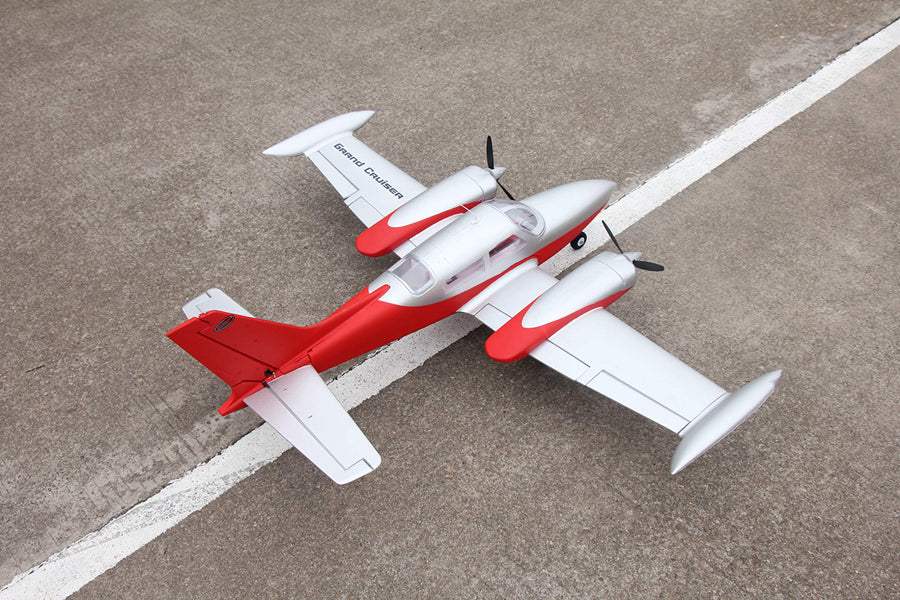 Dynam Cessna 310 Grand Cruiser V2 Red Twin Motor RC Scale Airplane 1.3m