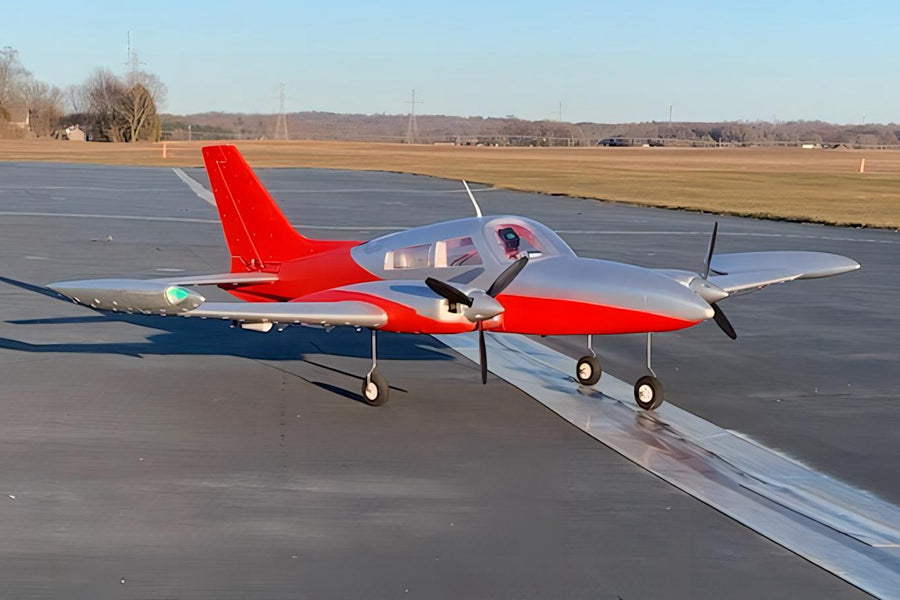 Dynam Cessna 310 Grand Cruiser V2 Red Twin Motor RC Scale Airplane 1.3m