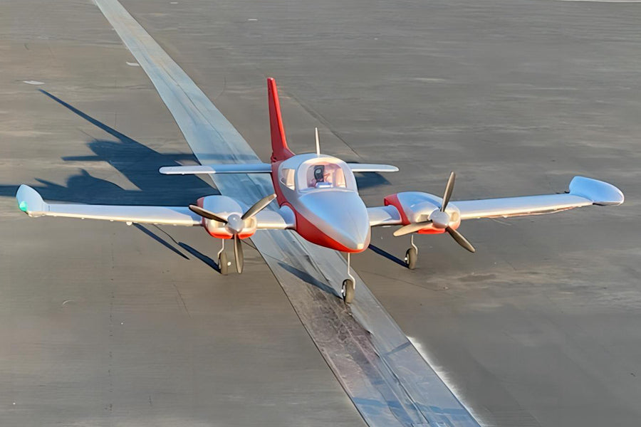 Dynam Cessna 310 Grand Cruiser V2 Red Twin Motor RC Scale Airplane 1.3m