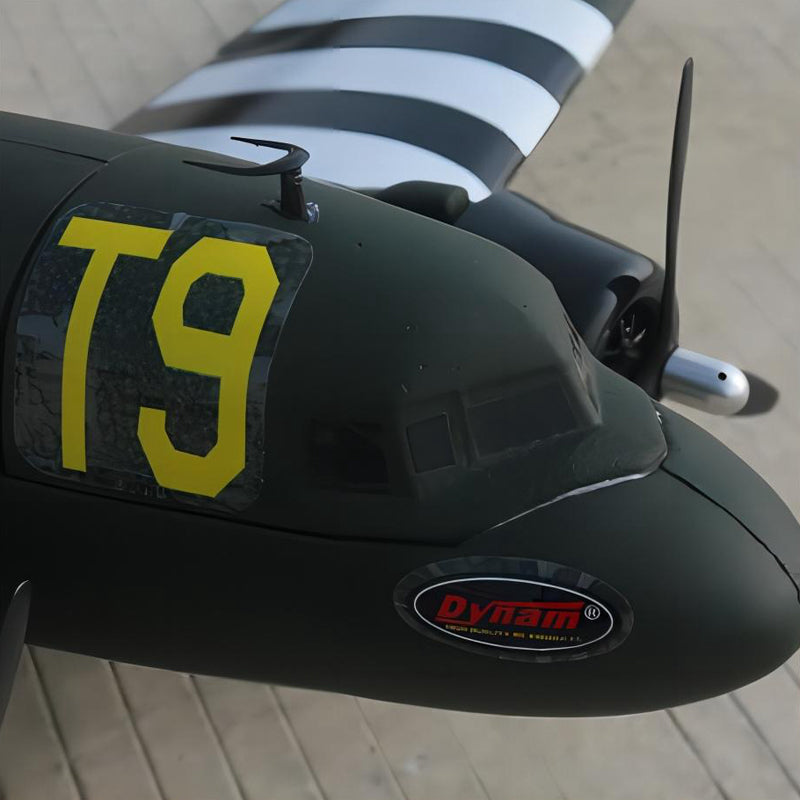Dynam C-47 Skytrain V2 Green RC Warbird 1.5m Wingspan