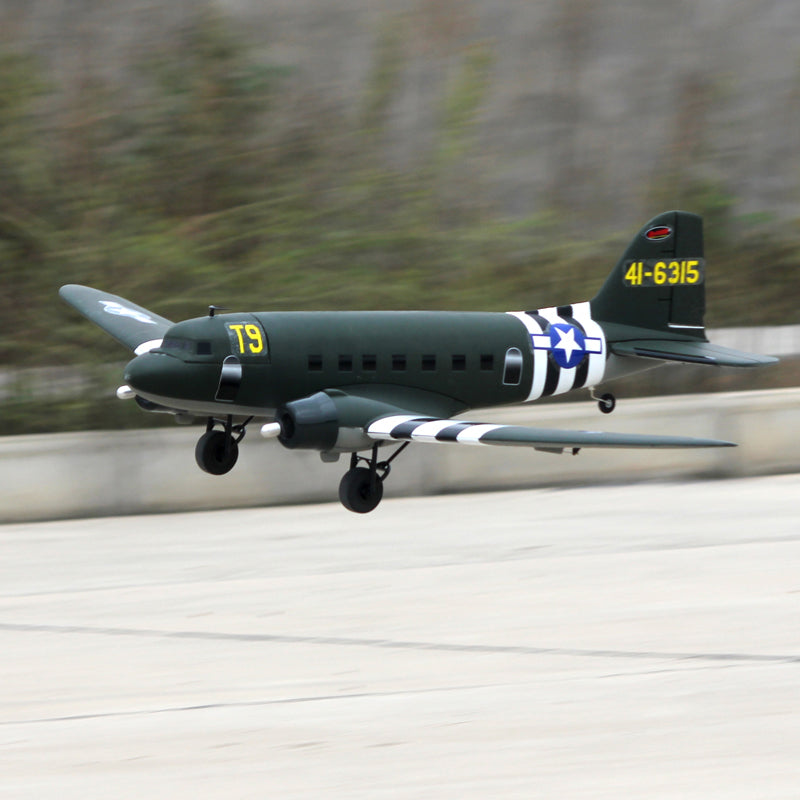 Dynam C-47 Skytrain V2 Green RC Warbird 1.5m Wingspan