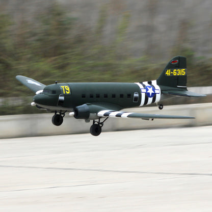 Dynam C-47 Skytrain V2 Green RC Warbird 1.5m Wingspan