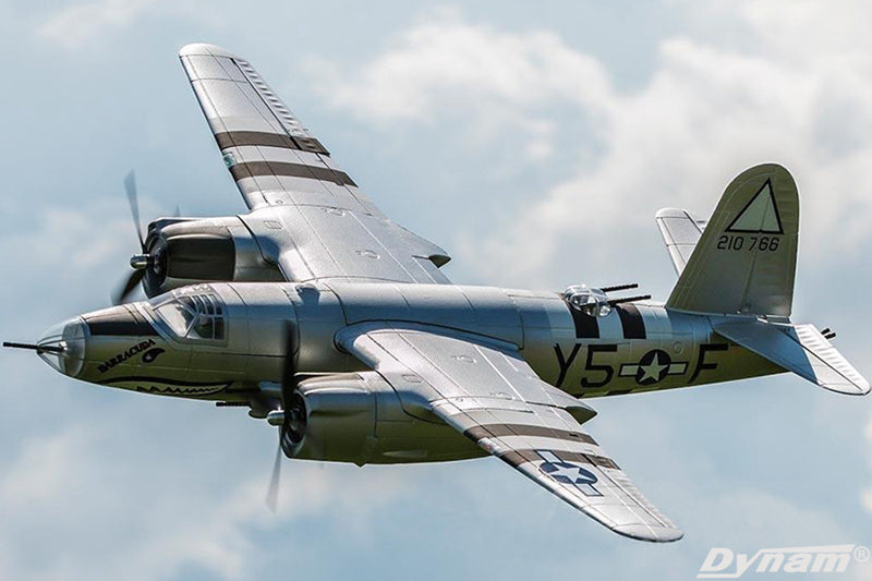 Dynam B-26 Marauder 4S RC Twin Warbird 1.5m w/ Flaps