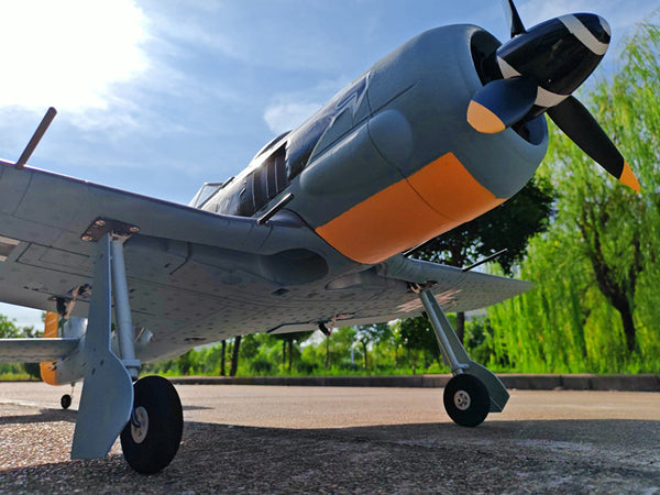 Dynam 1.3m Focke Wulf FW-190 V3 4S RC Warbird w/ Flaps