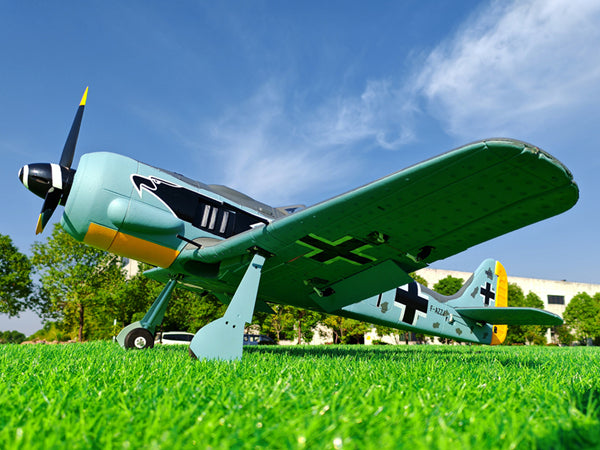 Dynam 1.3m Focke Wulf FW-190 V3 4S RC Warbird w/ Flaps