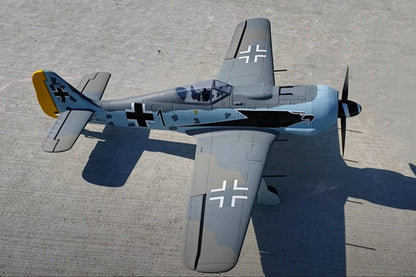 Dynam 1.3m Focke Wulf FW-190 V3 4S RC Warbird w/ Flaps