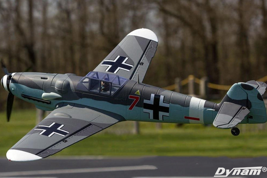 Dynam 1.3m Messerschmitt BF-109 V2 4S RC Warbird w/ Flaps