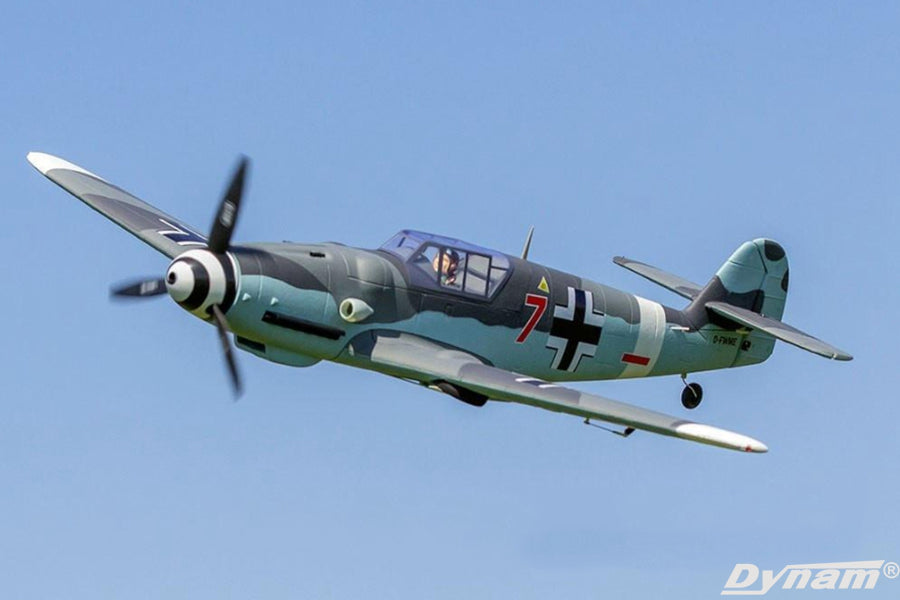 Dynam 1.3m Messerschmitt BF-109 V2 4S RC Warbird w/ Flaps