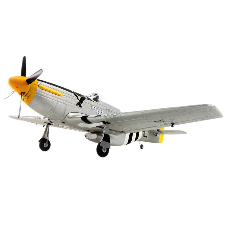 Dynam P-51 Mustang V2 Silver RC Warbird 1.2m Wingspan