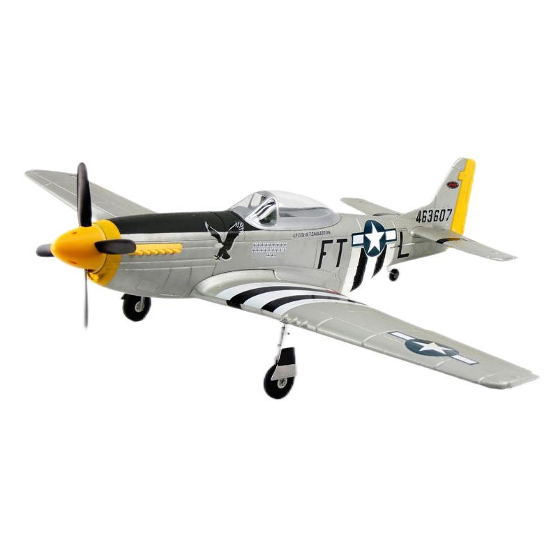 Dynam P-51 Mustang V2 Silver RC Warbird 1.2m Wingspan