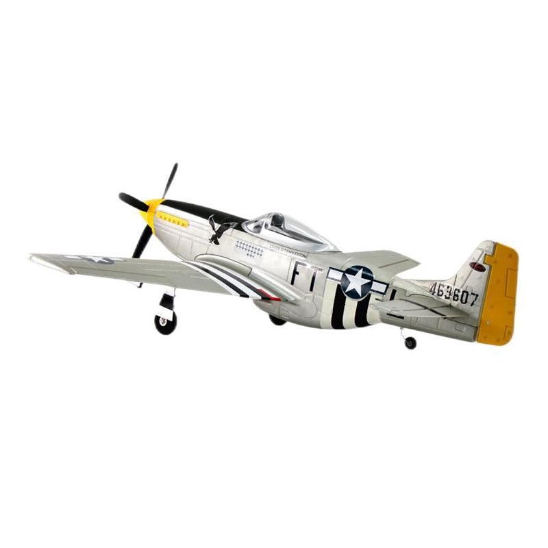 Dynam P-51 Mustang V2 Silver RC Warbird 1.2m Wingspan