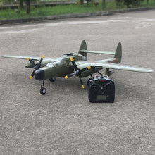 Dynam P-61 Black Widow Green 4S Twin-Engine RC Warbird 1.5m w/ Flaps
