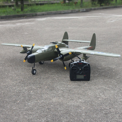 Dynam P-61 Black Widow Green 4S Twin-Engine RC Warbird 1.5m w/ Flaps