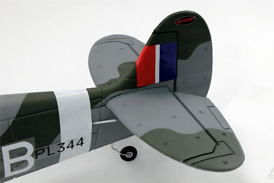 Dynam 1.2m Supermarine Spitfire V3 RC Warbird w/ Flaps