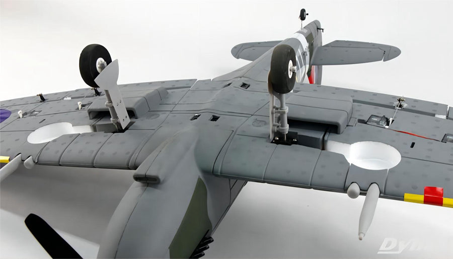 Dynam 1.2m Supermarine Spitfire V3 RC Warbird w/ Flaps