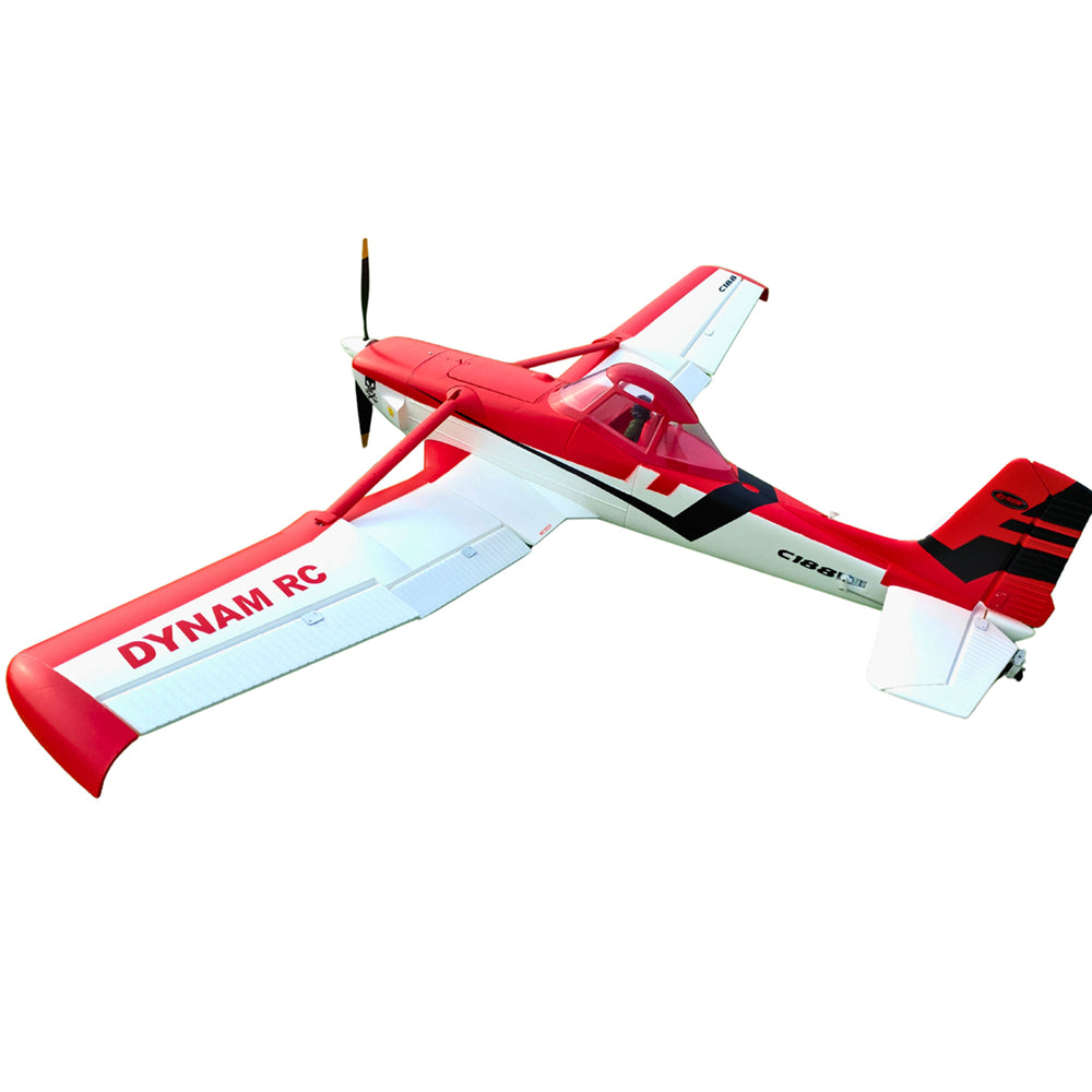 Dynam 1.5m Cessna 188 Crop Duster V2 Red 4S RC Scale Airplane w/ Flaps