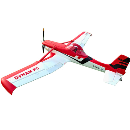 Dynam 1.5m Cessna 188 Crop Duster V2 Red 4S RC Scale Airplane w/ Flaps