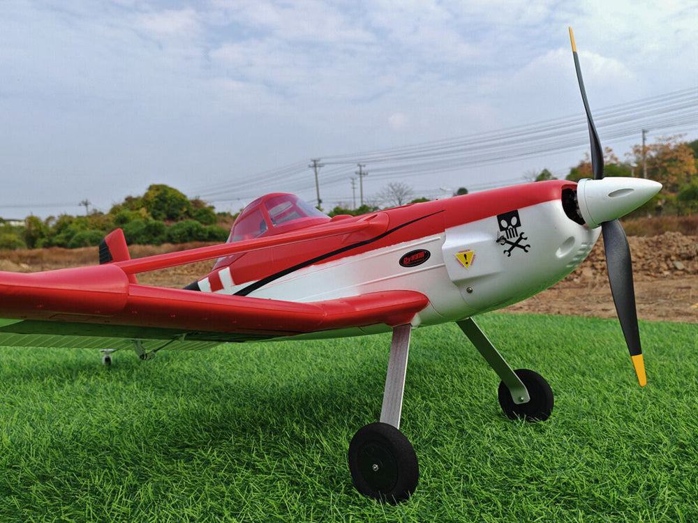 Dynam 1.5m Cessna 188 Crop Duster V2 Red 4S RC Scale Airplane w/ Flaps