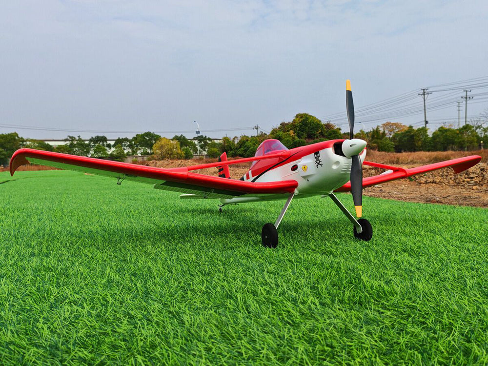 Dynam 1.5m Cessna 188 Crop Duster V2 Red 4S RC Scale Airplane w/ Flaps