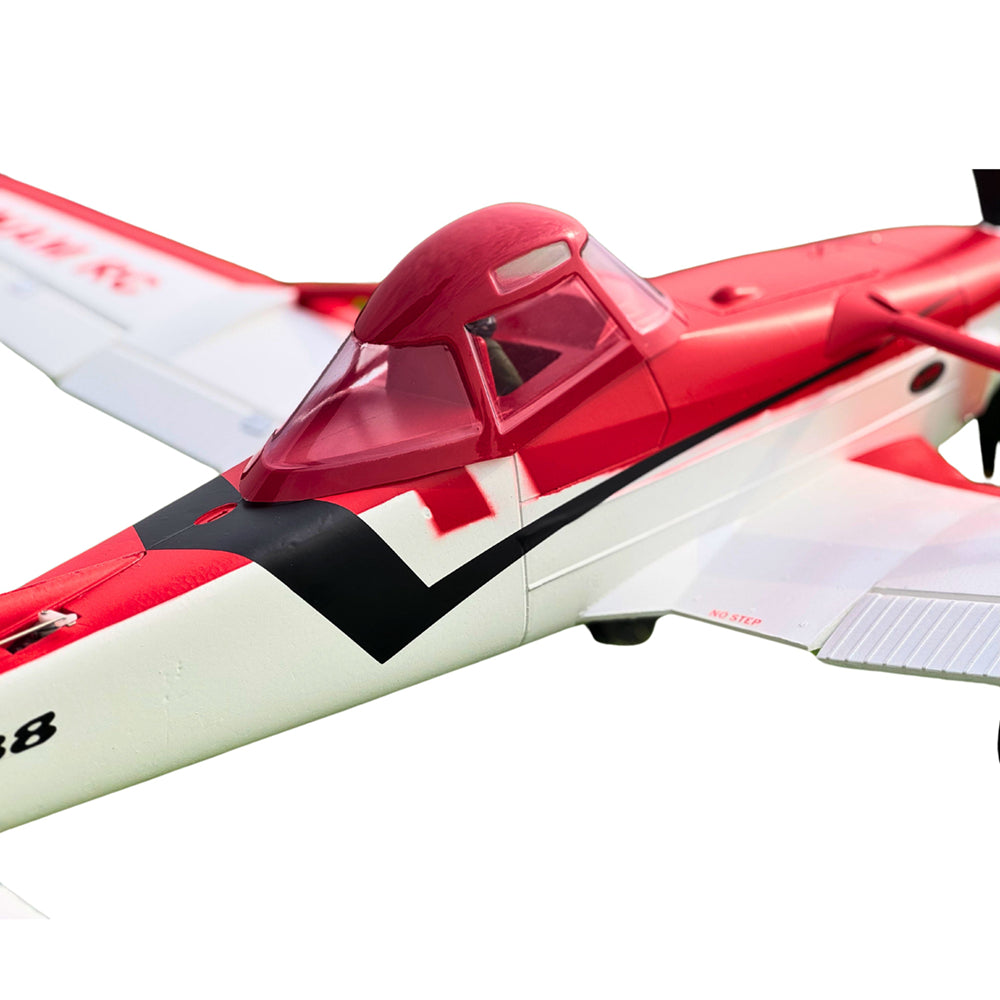 Dynam 1.5m Cessna 188 Crop Duster V2 Red 4S RC Scale Airplane w/ Flaps