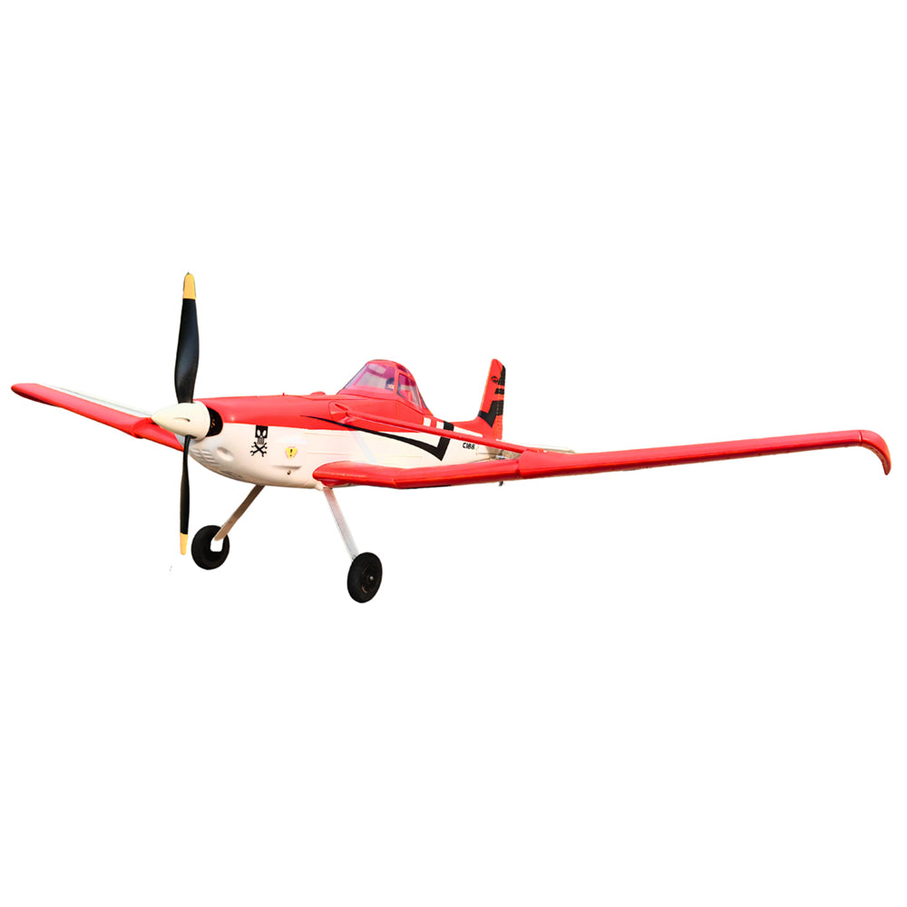 Dynam 1.5m Cessna 188 Crop Duster V2 Red 4S RC Scale Airplane w/ Flaps