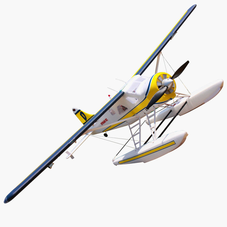 Dynam DHC-2 Beaver V2 Blue 4S Sea/Land STOL RC Float Plane 1.5m w/ Flaps