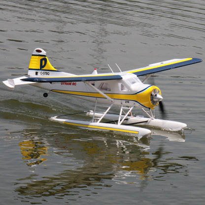 Dynam DHC-2 Beaver V2 Blue 4S Sea/Land STOL RC Float Plane 1.5m w/ Flaps