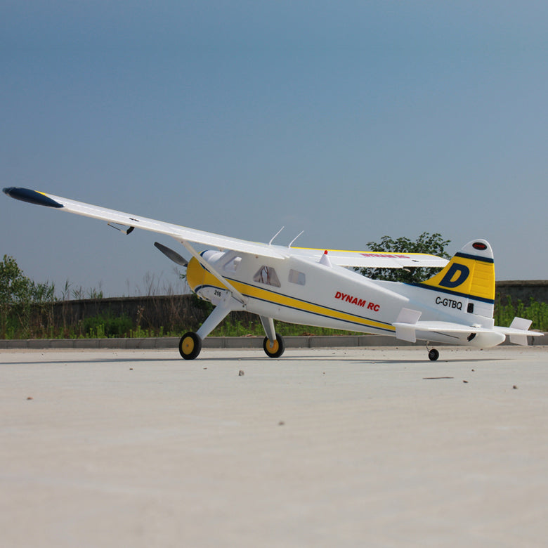 Dynam DHC-2 Beaver V2 Blue 4S Sea/Land STOL RC Float Plane 1.5m w/ Flaps