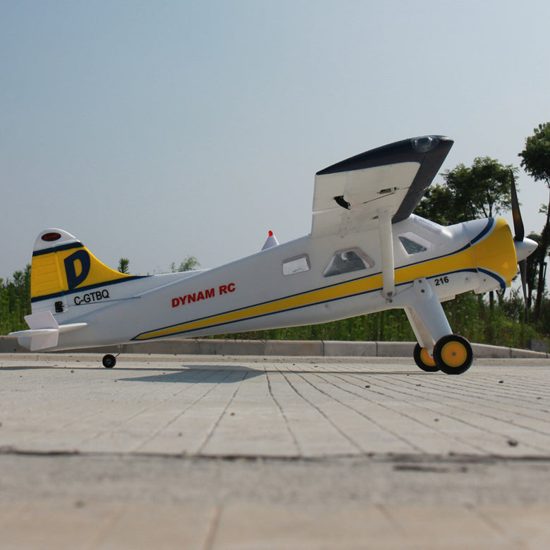 Dynam DHC-2 Beaver V2 Blue 4S Sea/Land STOL RC Float Plane 1.5m w/ Flaps