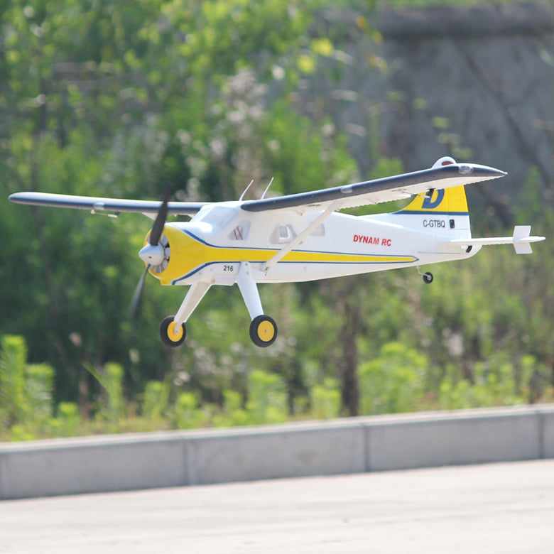 Dynam DHC-2 Beaver V2 Blue 4S Sea/Land STOL RC Float Plane 1.5m w/ Flaps