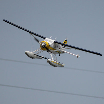 Dynam DHC-2 Beaver V2 Blue 4S Sea/Land STOL RC Float Plane 1.5m w/ Flaps