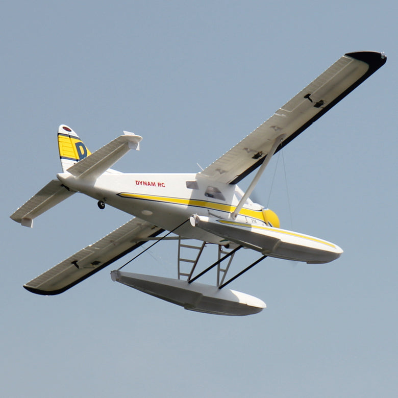 Dynam DHC-2 Beaver V2 Blue 4S Sea/Land STOL RC Float Plane 1.5m w/ Flaps