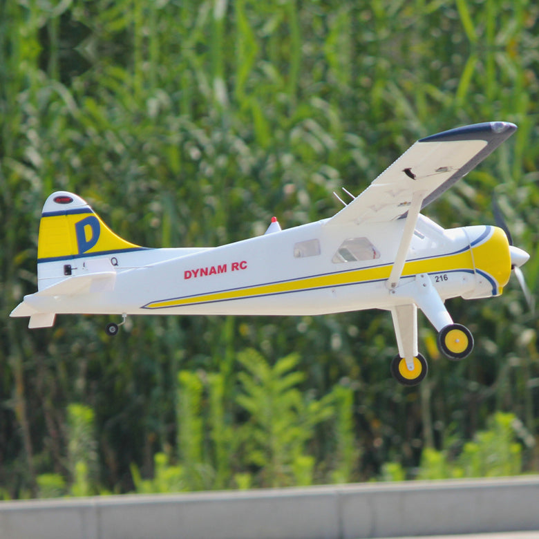 Dynam DHC-2 Beaver V2 Blue 4S Sea/Land STOL RC Float Plane 1.5m w/ Flaps
